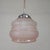 Art Deco Pendant Lamp with Pink Glass Shade, 1930s For Sale - Image 15 of 15