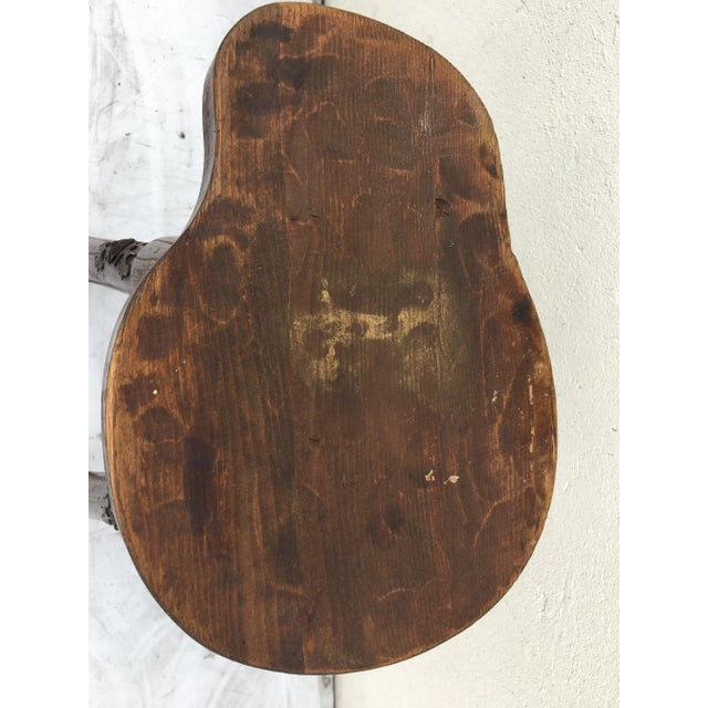 1970s Wooden Barstool, 1970s For Sale - Image 5 of 17