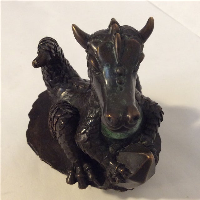 Bronze Dragons a Pair Chairish