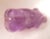Miniature Hand-Carved Piglet of Amethyst Stone, Birth Stone for February! For Sale - Image 9 of 11