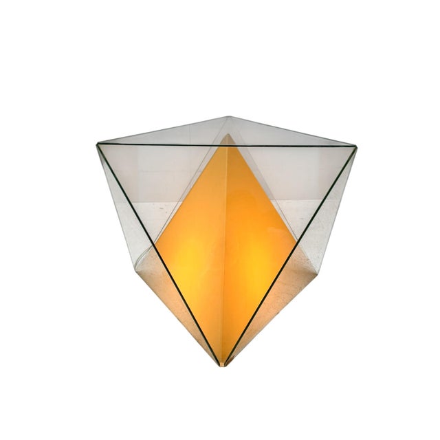 Glass Post-Modern Octaëder Floor Lamp by Marcel Simons, 1993 For Sale - Image 7 of 7