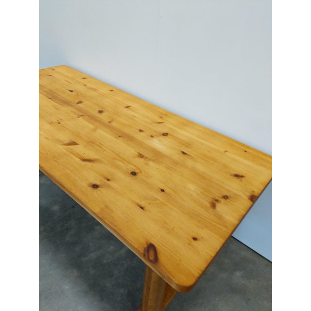 Farmhouse Vintage Farmhouse Style Dining Table For Sale - Image 3 of 8