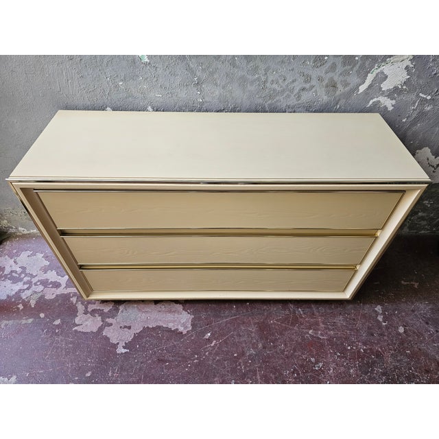 Italian Chest of Drawers with Mirror, 1970s, Set of 2 For Sale - Image 4 of 10