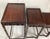 Early 20th Century Chinese Rosewood Set of 4 Nesting Tables With Carved Frieze Decoration Hong Kong For Sale - Image 9 of 9