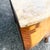 French Style Wood Inlaid Marble Top Bombe Sideboard For Sale - Image 10 of 11