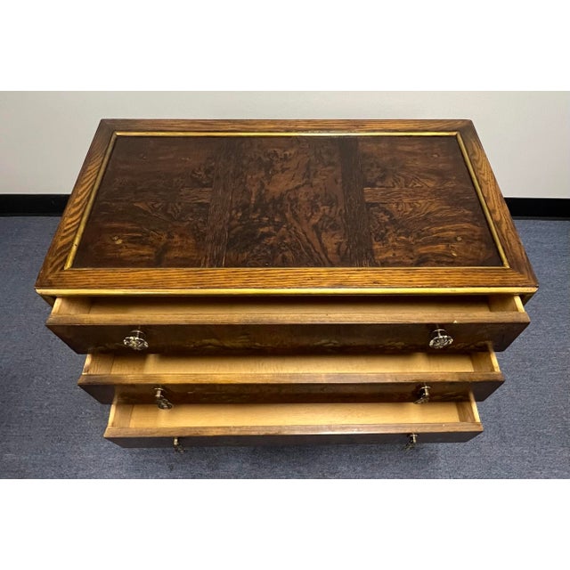 Hekman Designer Chinoiserie Three Drawer Chest For Sale - Image 9 of 12