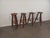 Brutalist Wood Stools, 1950s, Set of 4 For Sale - Image 14 of 18
