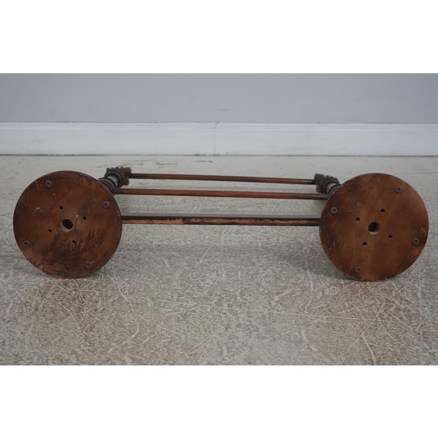 Maitland Smith Double Hand Mahogany Quilt Rack For Sale - Image 15 of 15