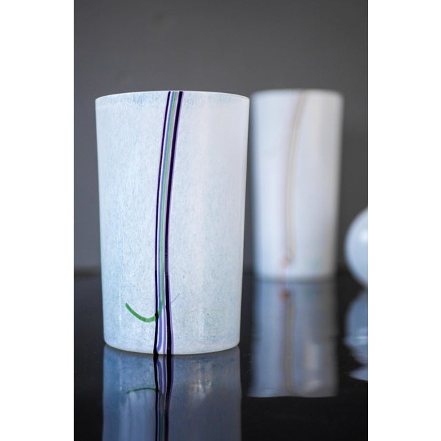 Mid-Century Modern Glass Vases by Vallien for Kosta Boda, Set of 3 For Sale - Image 3 of 13