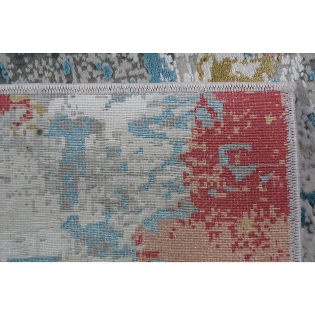 Power Loomed Abstract Modern Millenia MLL-20 Area Rug 5'3" X 7'7" For Sale - Image 12 of 12