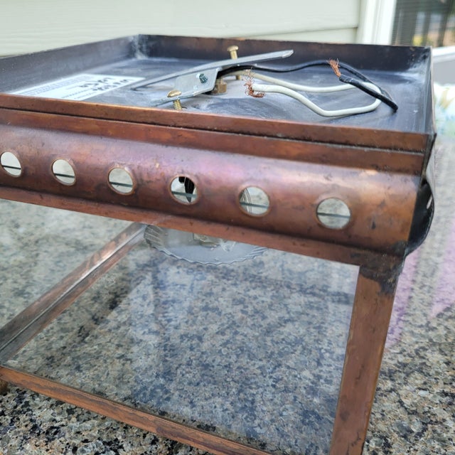 Copper Indoor/Outdoor Colonial Metalcraft Federal Ceiling Light in Copper For Sale - Image 8 of 18