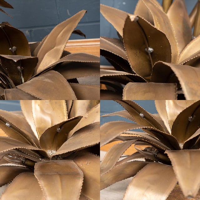 20th Century French Palm Floor Lamp by Maison Jansen, 1970s For Sale - Image 9 of 13