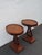 Mahogany Harp Side End Tables a Pair 6665 For Sale - Image 14 of 16