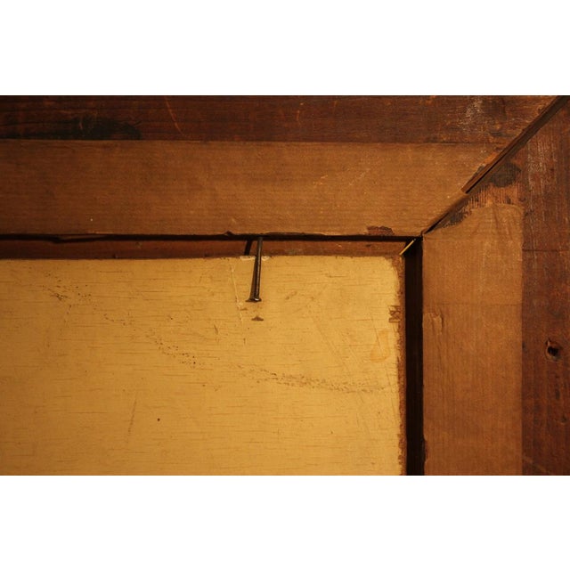 Unknown, Expressionist Figure with Guitar, 1900s-1910s, Oil on Panel, Framed For Sale - Image 9 of 10