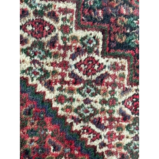 Small Kurdish Seneh Rug, 1980s For Sale - Image 9 of 14