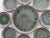 Asian Jade Green Lotus Flower Thai Celadon Stoneware Plates - 9 Pieces For Sale - Image 3 of 12