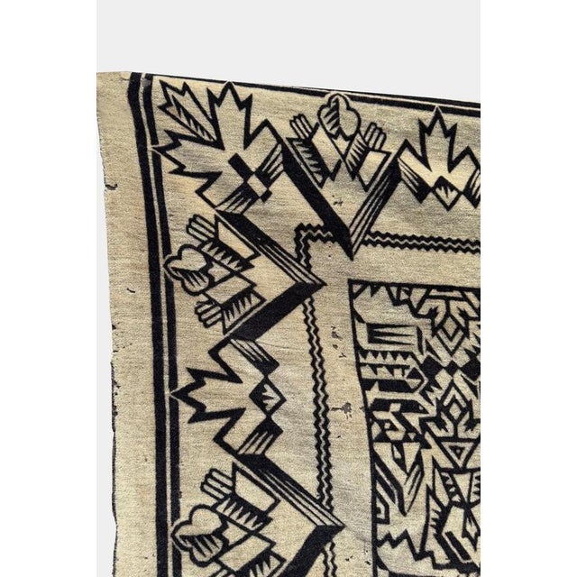 Black Divan Blanket in Upholstery Velvet, Germany, 1930 For Sale - Image 8 of 12