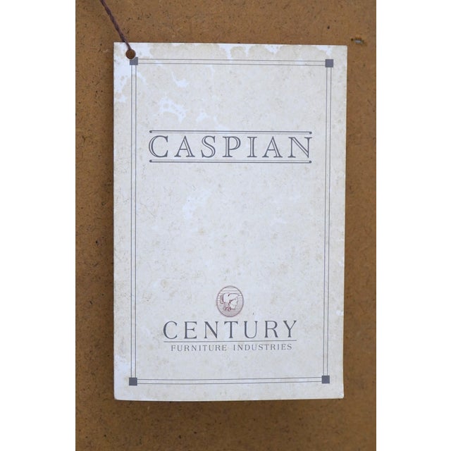 Century Large Round Carved Caspian Wall Mirror For Sale - Image 12 of 12