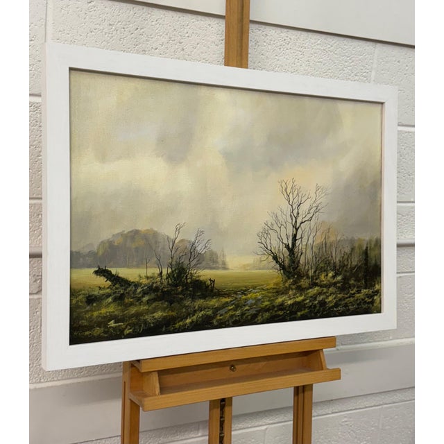 Winter Field on Overcast Farmland in the English Countryside by British Artist 1975 (Circa) For Sale - Image 14 of 18