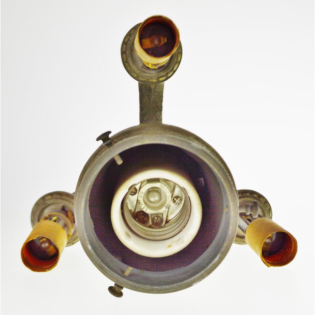 Vintage Cast Metal Colonial Premier Floor Lamp Parts Set of 4 Chairish