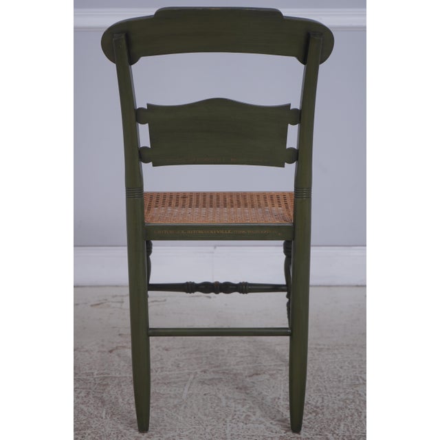 Hitchcock Hitchcock George Washington Mount Vernon Bicentennial Cane Seat Chair For Sale - Image 4 of 18