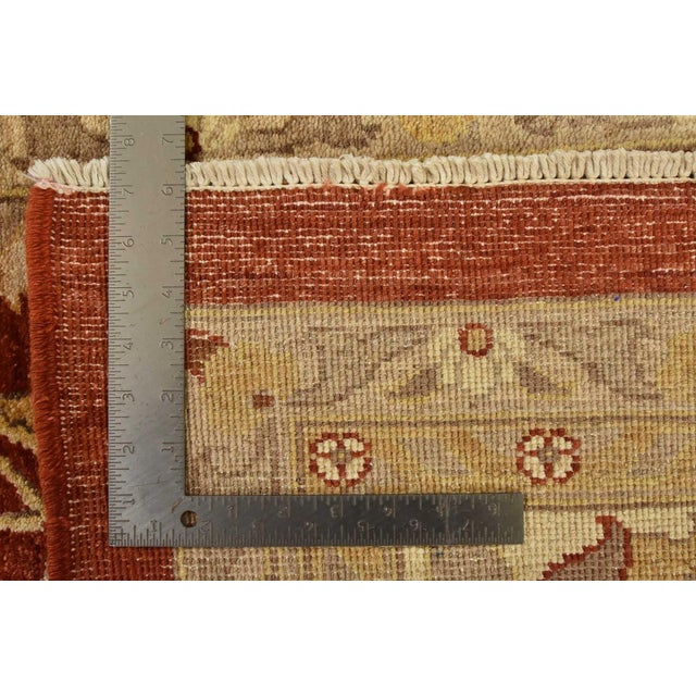 Ziegler Rug 10’1” X 13’5” Red Wool Traditional Hand-Knotted Oriental Carpet For Sale - Image 15 of 15