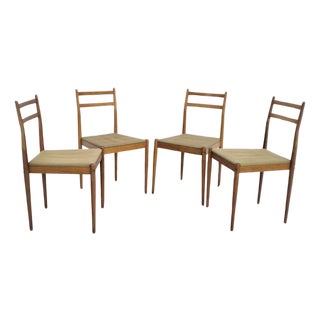 Side Chairs attributed to Gio Ponti for Reguitti, 1950s, Set of 4 For Sale