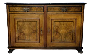 Light Mahogany Sideboard with Round Legs, 1920s