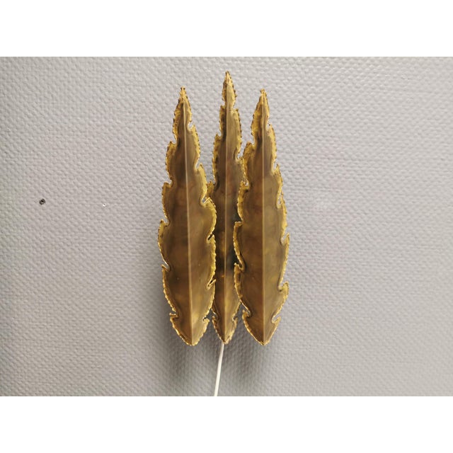 1960s Brutalist Brass Wall Lamps, Svend Aage Holm Sørensen, 1960s Danish Design by Svend Aage Holm Sørensen for Holm Sørensen & Co, Set of 2 For Sale - Image 5 of 12
