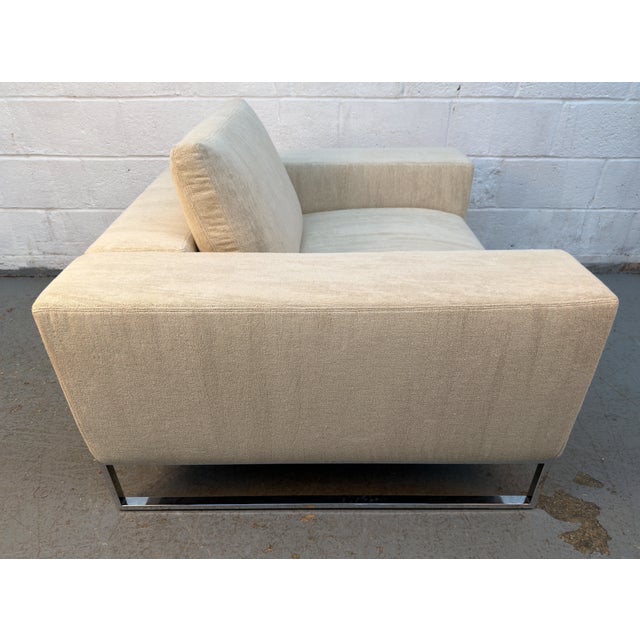 Chrome Mid-Century Modern Lounge Chair With Chrome Legs For Sale - Image 8 of 15