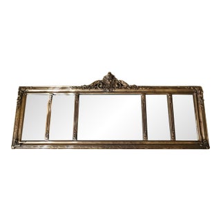 1920s Art Nouveau Five-Panel Mantel Mirror For Sale