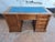 Wood Antique Italian Center Desk in Walnut, 1890s For Sale - Image 7 of 7