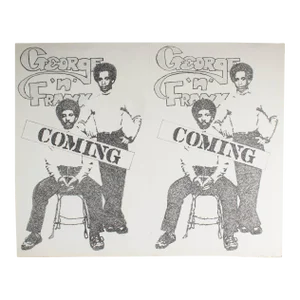 “George N’ Frank Coming” Graphite Drawing Signed by James Spencer Russell