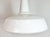 Industrial White Enamel Factory Pendant Lamp from Benjamin, USA, 1960s For Sale - Image 4 of 18