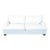 Pottery Barn English Arm Grand 3-Seat Sofa in White Upholstery For Sale