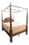 Bombay Company Mahogany Four Poster Bed With Canopy For Sale