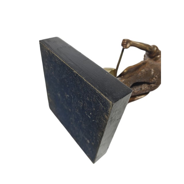 Sculpture of the Smith, Poland, 1950s For Sale - Image 9 of 17