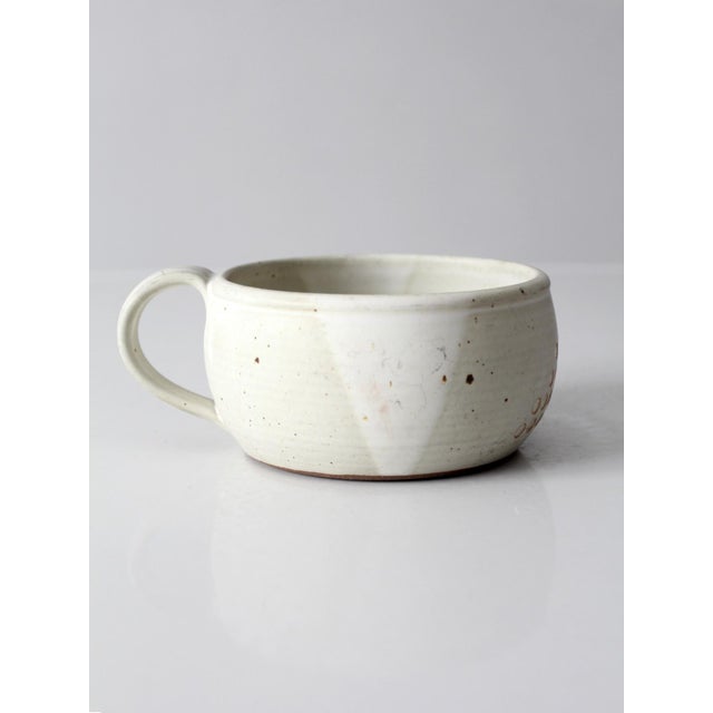 Vintage Handmade Studio Pottery Berry Bowl For Sale - Image 6 of 11