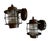 Mid 20th Century Mid Century Modern Lantern Outdoor Wall Sconces - Pair For Sale - Image 4 of 9