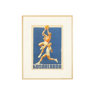 Basketball Poster, 1955 For Sale