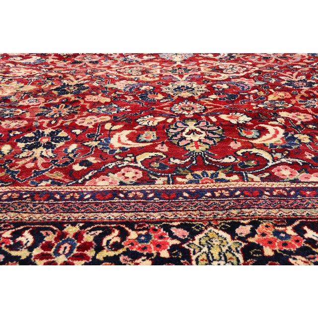 Early 20th Century Antique Persian Mahal Rug, 11'03 X 17'09 For Sale - Image 5 of 10