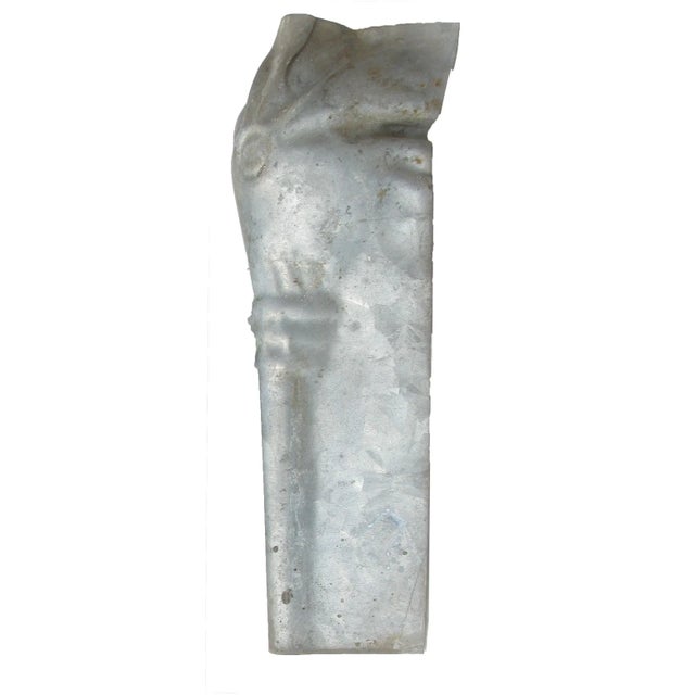 Farmhouse Zinc Architectural Elements, Set of 3 For Sale - Image 3 of 5