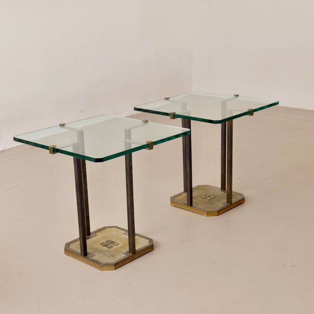 Low T18 Coffee Tables in Glass by Peter Ghyczy, 1980s, Set of 2 For Sale - Image 12 of 12