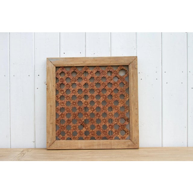 Vintage Bleached Wood Star Panel For Sale - Image 4 of 10
