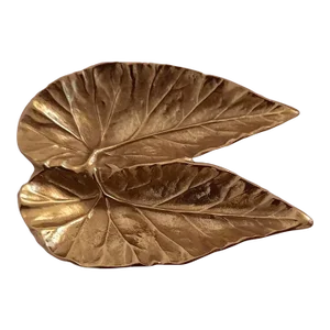 Vintage 1960s Angel Wing Begonia Marked 4-14 Copyright 1948 Virginia Metal Crafters