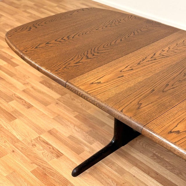 Oval Dining Table in Mahogany from Skovby Møblefabrik, Denmark, 1980s For Sale - Image 3 of 12