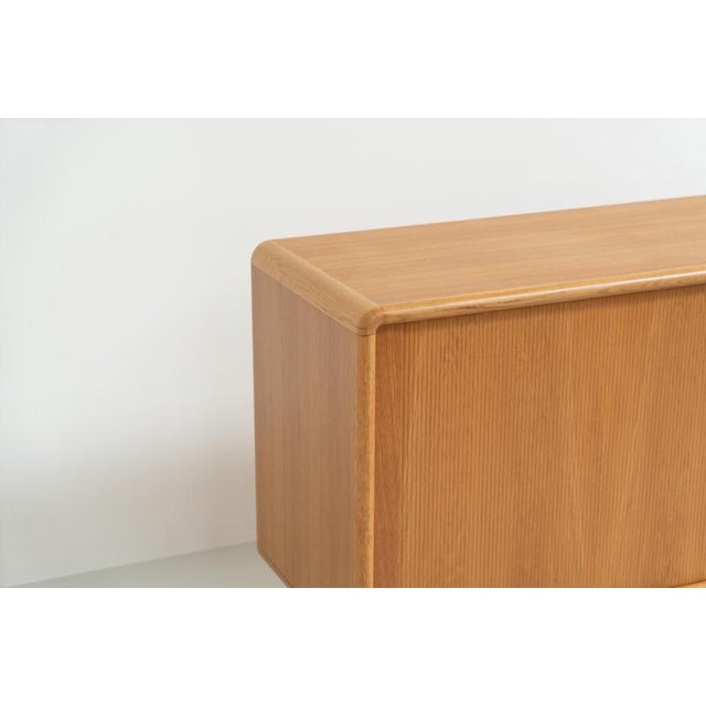 Oak Sideboard with Tambour Doors from Kibaek Møbelfabrik For Sale - Image 12 of 14