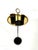 Black Small Side Table by Gunnar Ander for Ystad-Metall, 1950s For Sale - Image 8 of 8