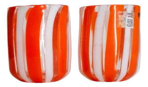 Scaramacai Collection Glasses by Maryana Iskra for Ribes the Art of Glass, Set of 2