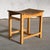 Mid-Century Modern Vintage Wooden and Rope Stool, 1970s For Sale - Image 3 of 4